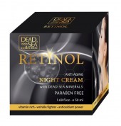 Ночной крем против старения кожи с ретинолом и минералами Мёртвого моря